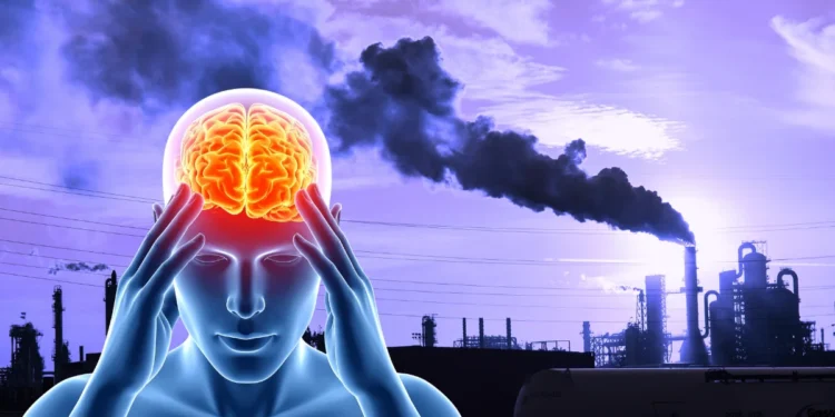 Canada air pollution brain health study